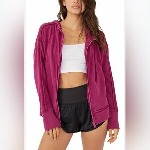 Free People FP Movement Only One Zip-Up Hoodie
